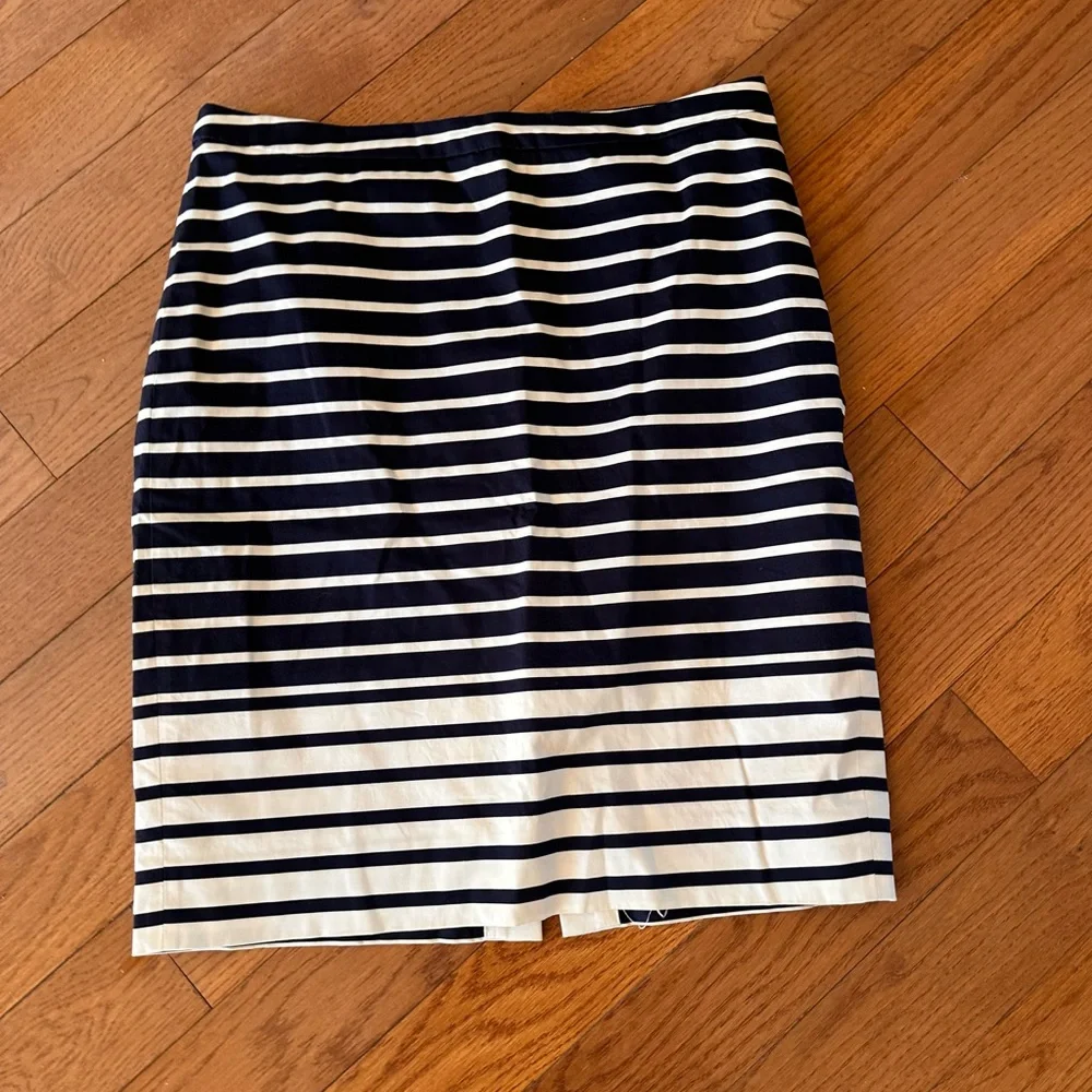 J. Crew No. 2 Pencil‎ Skirt in Color-block Stripe